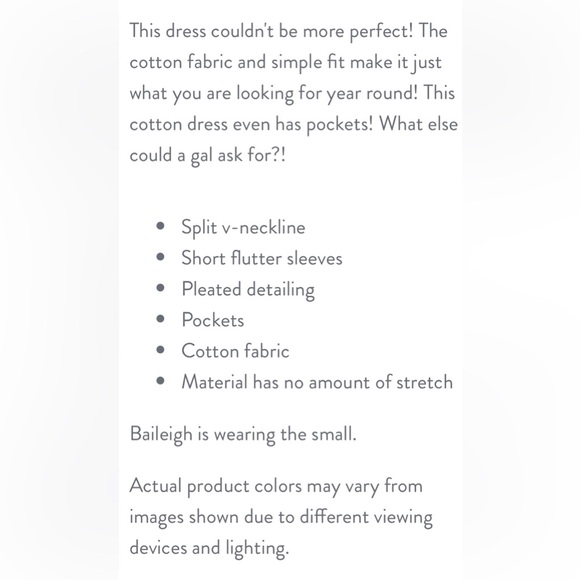 Just A Theory Pink & White Floral Cotton Dress | XL | Mint Julep Boutique | NWT - Picture 9 of 10